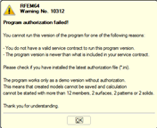 Error de autorización