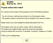 Error de autorización