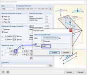 Precisión total para cargas libres