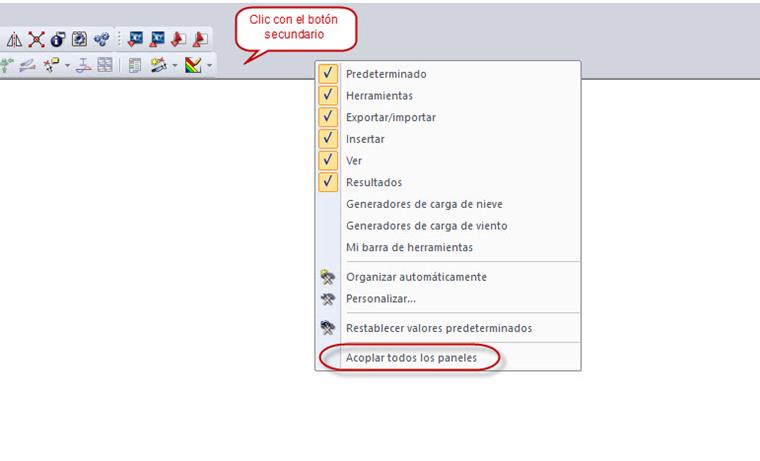 Acoplar todos los paneles