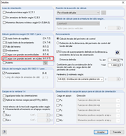 Diseño de carga muy excéntrica en el núcleo