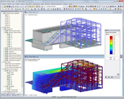 Interfaz de usuario de RFEM | © www.ag-i.si