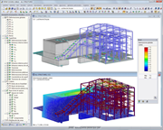 Interfaz de usuario de RFEM | © www.ag-i.si