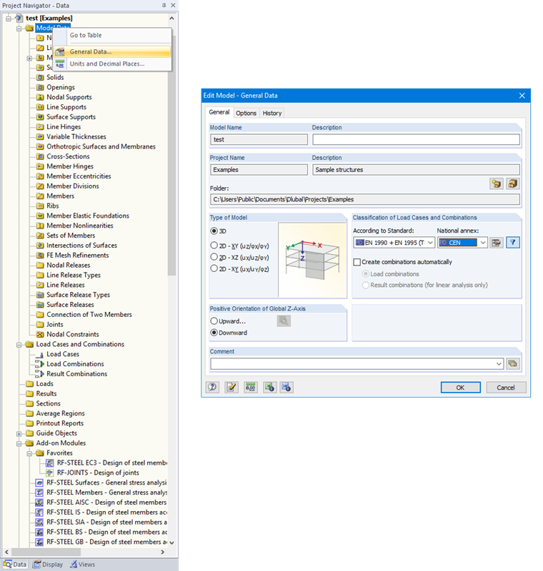 editar datos generales del modelo