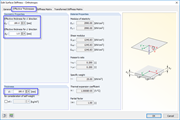 Edición de la rigidez de la superficie - Configuración de espesores eficaces