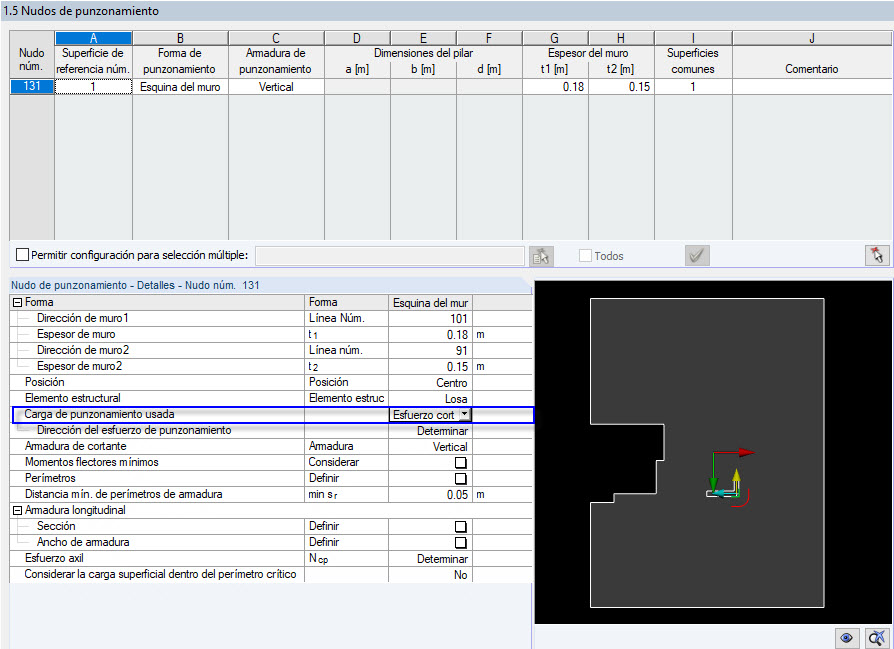 Ventana 1.5 con la configuración predeterminada