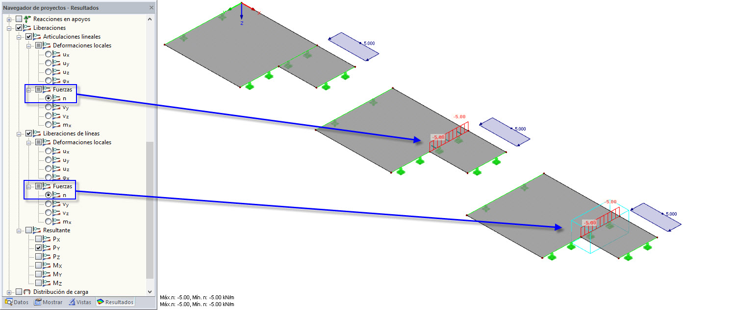 Mostrar los resultados por distancia