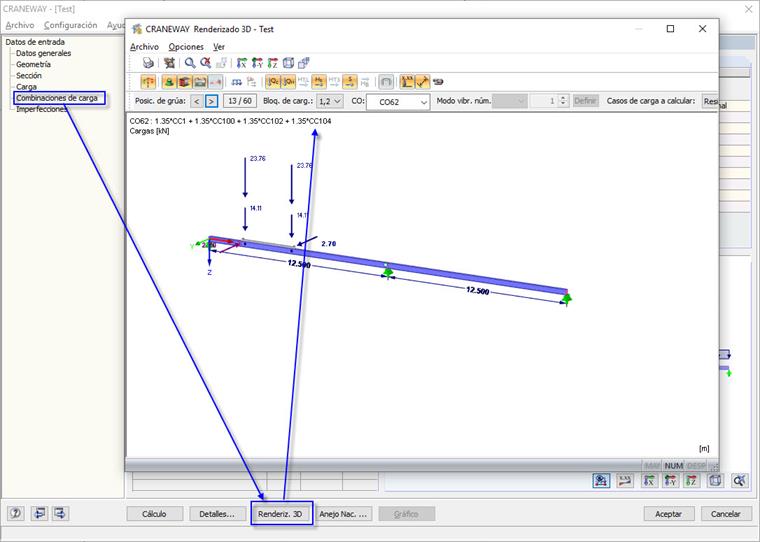 Comparación de fuerzas en el renderizado 3D