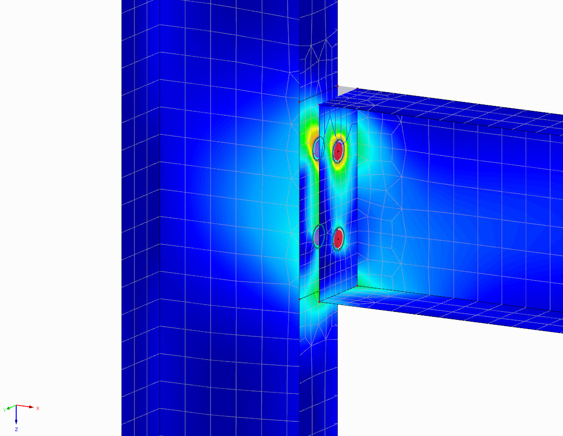Modelado de conexiones de acero en RFEM