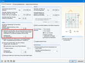 Configuración de malla de elementos finitos (EF) en RF-GLASS