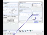 Configuración detallada: Insertar incluyendo conjuntos de barras