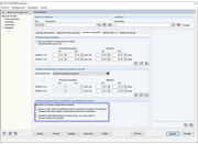 Opciones de armadura longitudinal necesarias para el cálculo de esfuerzos cortantes