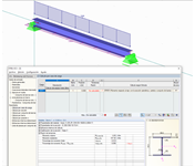 Advertencia para el cálculo de un conjunto de barras con flexión transversal