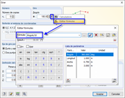 Definición de la fórmula
