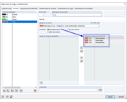 Acción simultánea de casos de carga