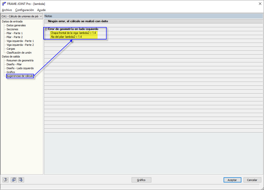 Error de geometría Lambda