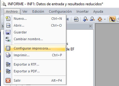 Configurar impresora