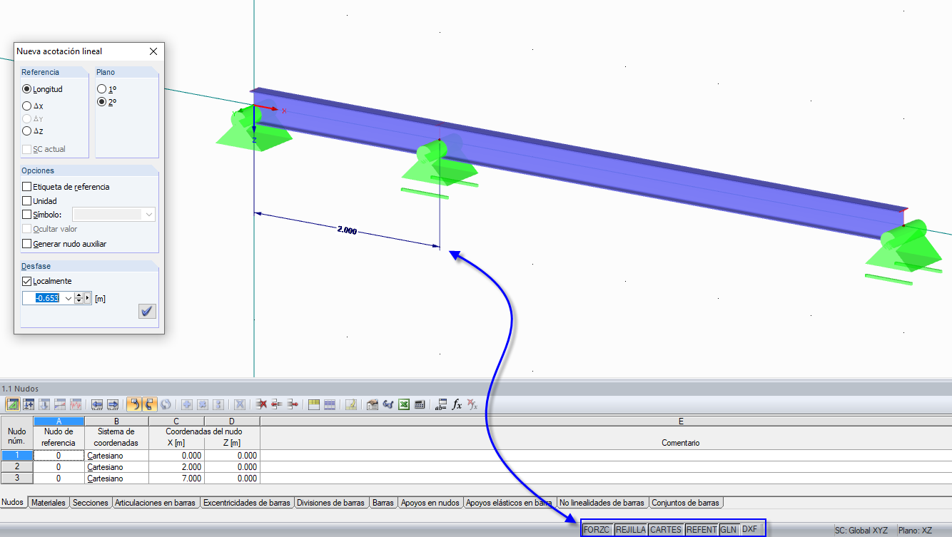 Referencia a objetos activa