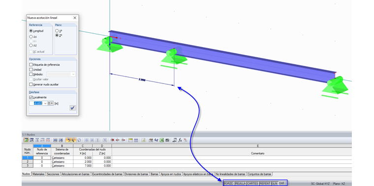 Referencia a objetos activa