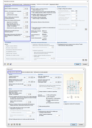Configuración de los parámetros de cálculo y configuración de la malla de elementos finitos