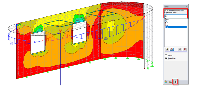 Filtro de visualización - Panel