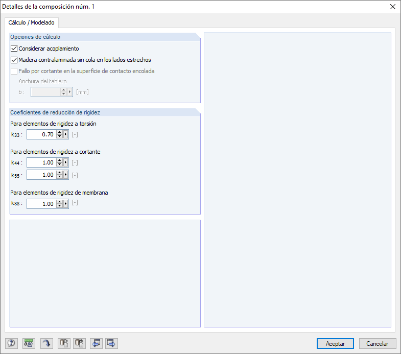 Configuración de la opción para el pegamento en los lados estrechos como predeterminada