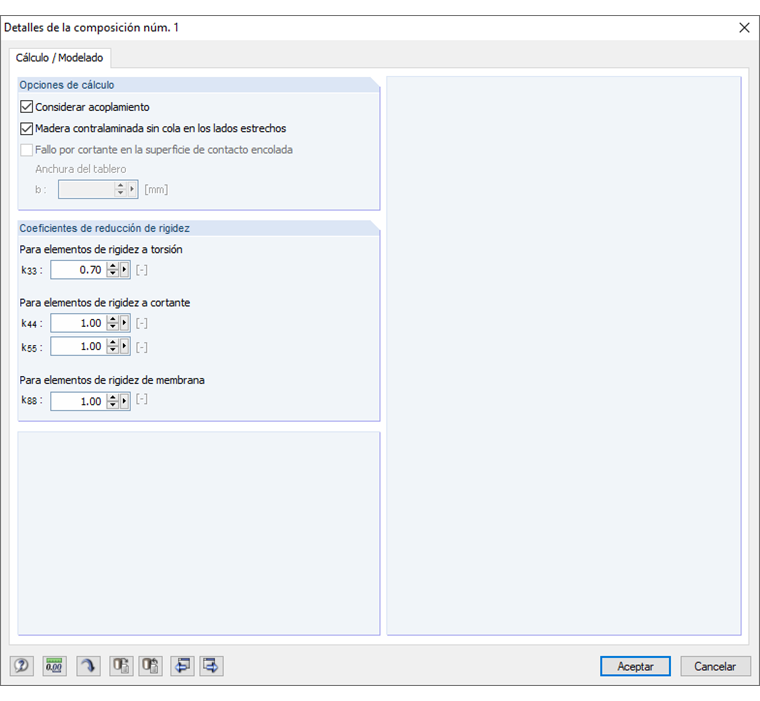 Configuración de la opción para el pegamento en los lados estrechos como predeterminada