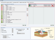 Definición incorrecta de cargas para el cálculo de cargas muy excéntricas en el núcleo
