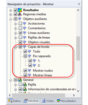 Ocultar capas de fondo en el navegador de visualización
