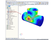 Resultados de la malla de EF en la superficie