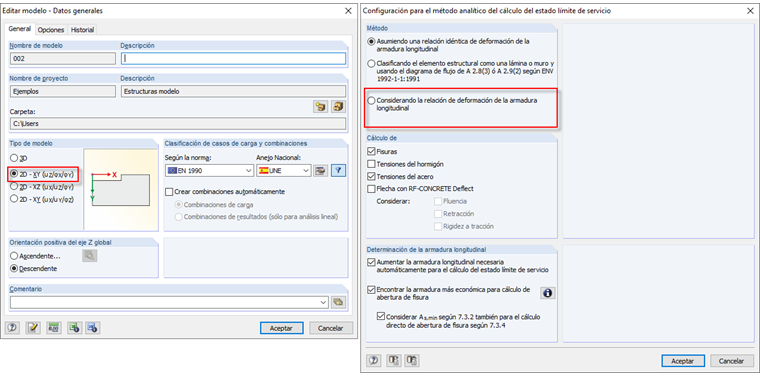 Método de cálculo para SLS