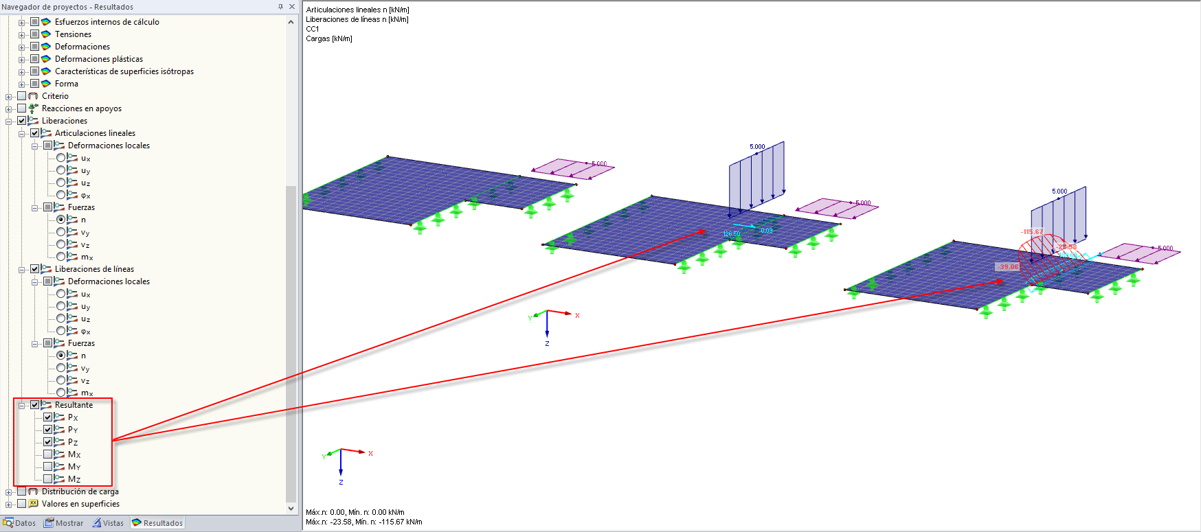 Resultante como fuerza