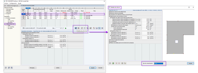 Detalles de diseño de SLS