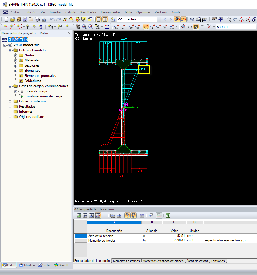Resultados en SHAPE-THIN