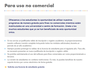 Condiciones de la versión para estudiantes