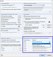 Desactivar la carga de apoyo para el diseño de cimentaciones