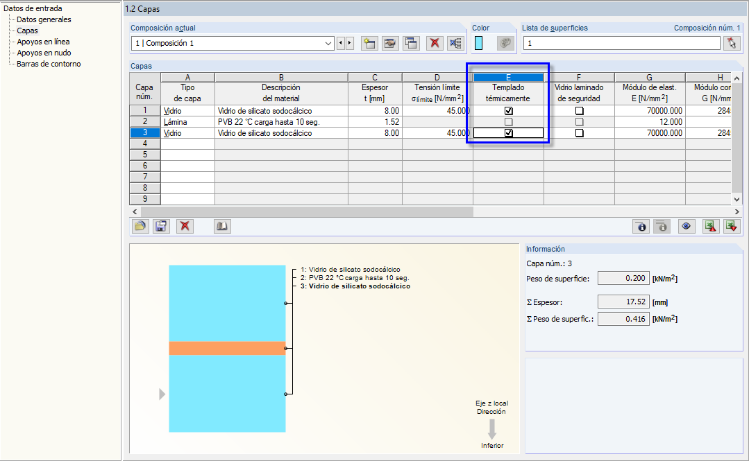 Opción ' Endurecido térmicamente '