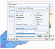 Modelo de material - Ortótropo - 3D