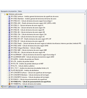 Navegador de proyectos - Datos