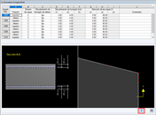 Botón para activar el filtro en "1.4 Armadura longitudinal"