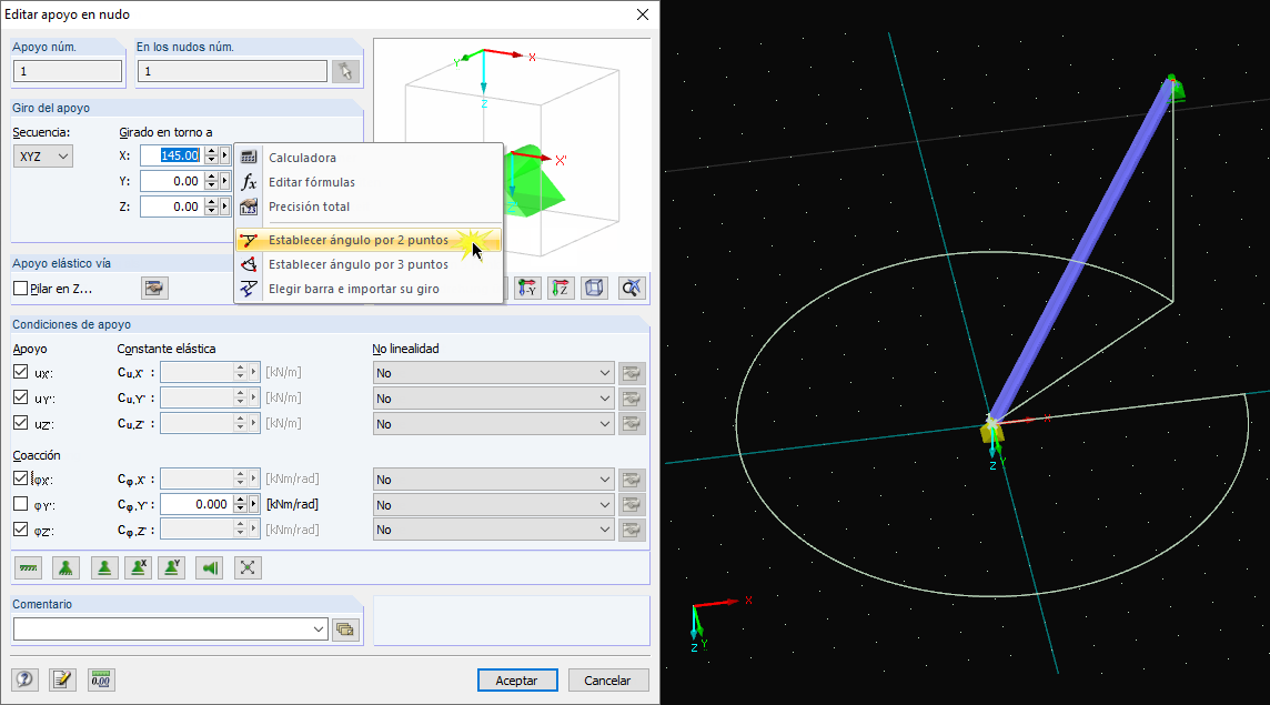 Medición de giro o Ángulo