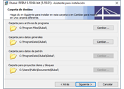 Asistente de instalación