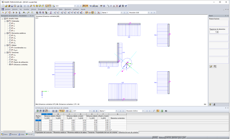 Sistema de refuerzo en SHAPE-THIN