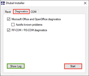 Diagnóstico y reparación a través de DLInstaller