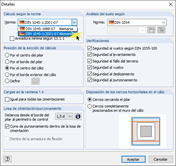 Selección de la norma de diseño