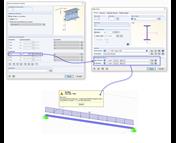 Introducción de las articulaciones de torsión en los nudos de inicio y fin de la barra