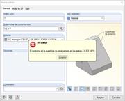 Superficies de contorno de sólidos no cerradas