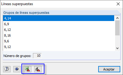 Resultado de la comprobación del modelo