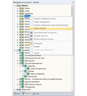 Restablecimiento de la configuración en el navegador de pantalla