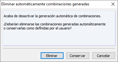 Consulta sobre las combinaciones creadas anteriormente